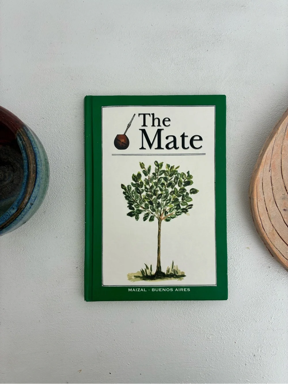 The Mate Small Hardcover Book — Green & Cream Cover